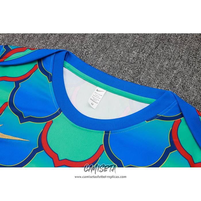 Chandal del Barcelona 2024-2025 Manga Corta Verde - Pantalon Corto